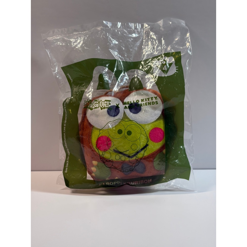 McDonalds Yu-Gi-Oh x Hello‎ Kitty Keroppi Kuriboh Plush Happy Meal Toy